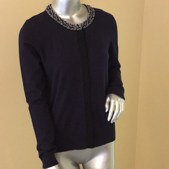 Cabi formal cardigan sequin bead details - Picture 8 of 15